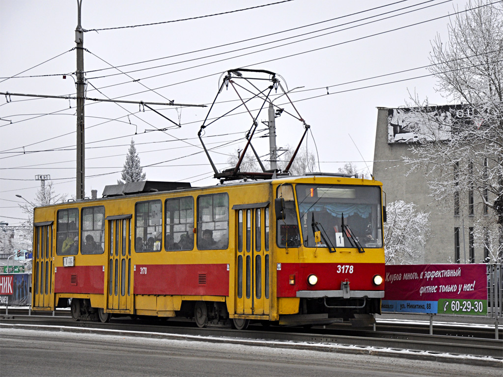 Барнаул, Tatra T6B5SU № 3178