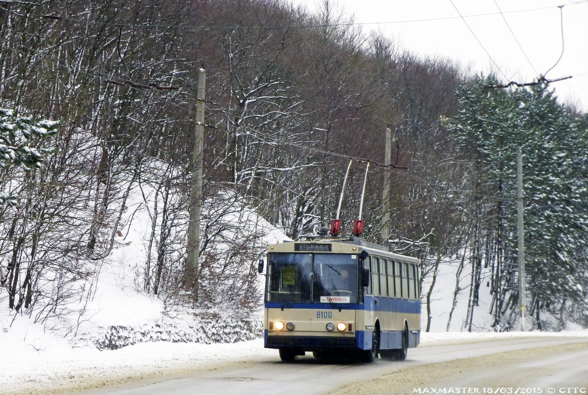 Крымский троллейбус, Škoda 14Tr89/6 № 8100