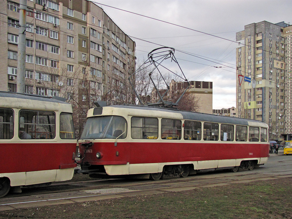 Киев, Tatra T3SU № 5993