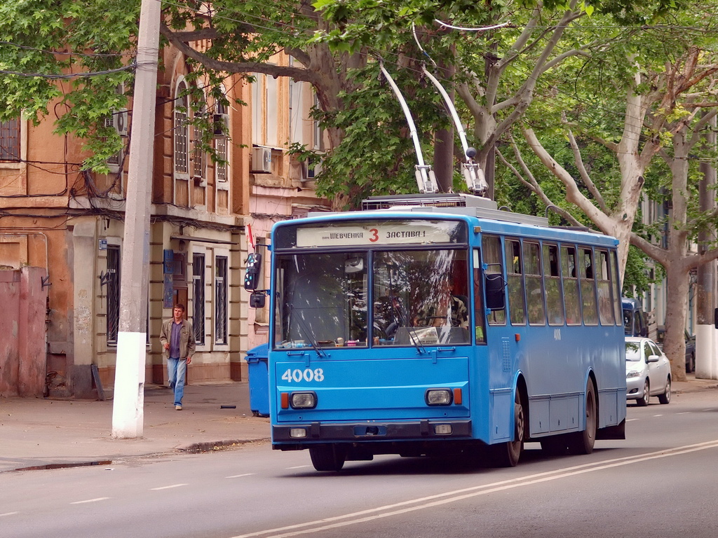 Одесса, Škoda 14TrM № 4008