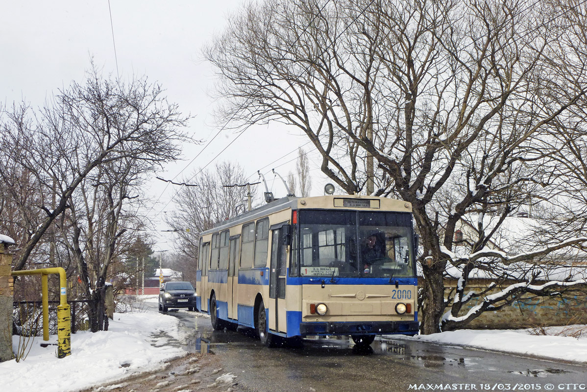 Крымский троллейбус, Škoda 14Tr02/6 № 2000