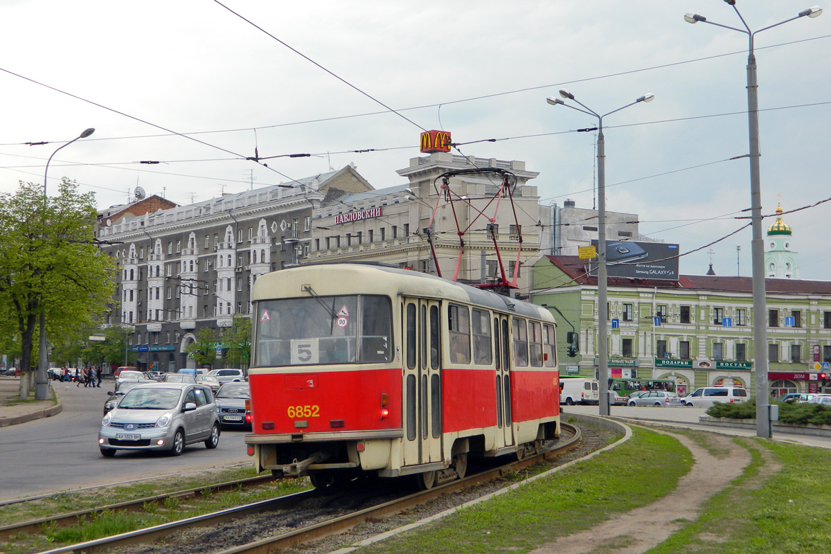 Харьков, Tatra T3 № 6852
