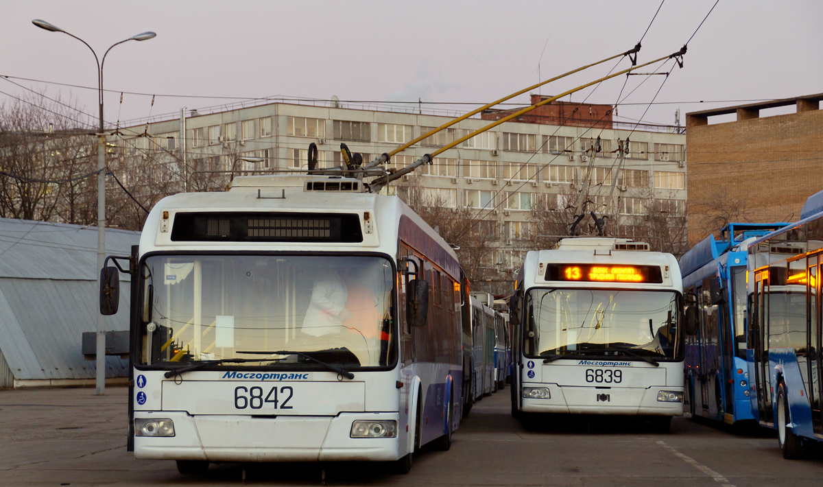 Москва, БКМ 321 № 6842; Москва, БКМ 321 № 6839