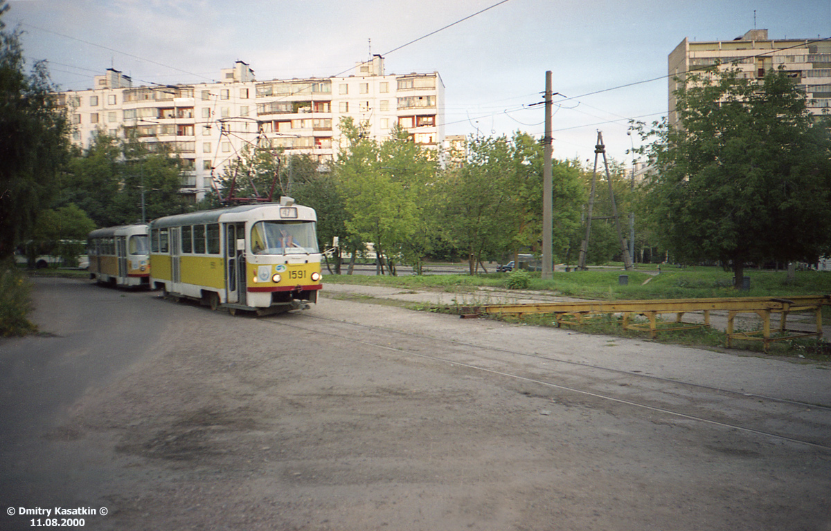 Москва, Tatra T3SU № 1591 Москва, Tatra T3SU № 1591