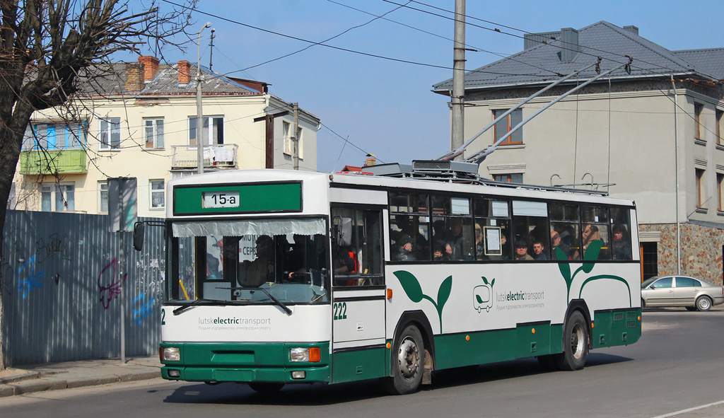 Луцк, MPK/Jelcz 120MTE № 222