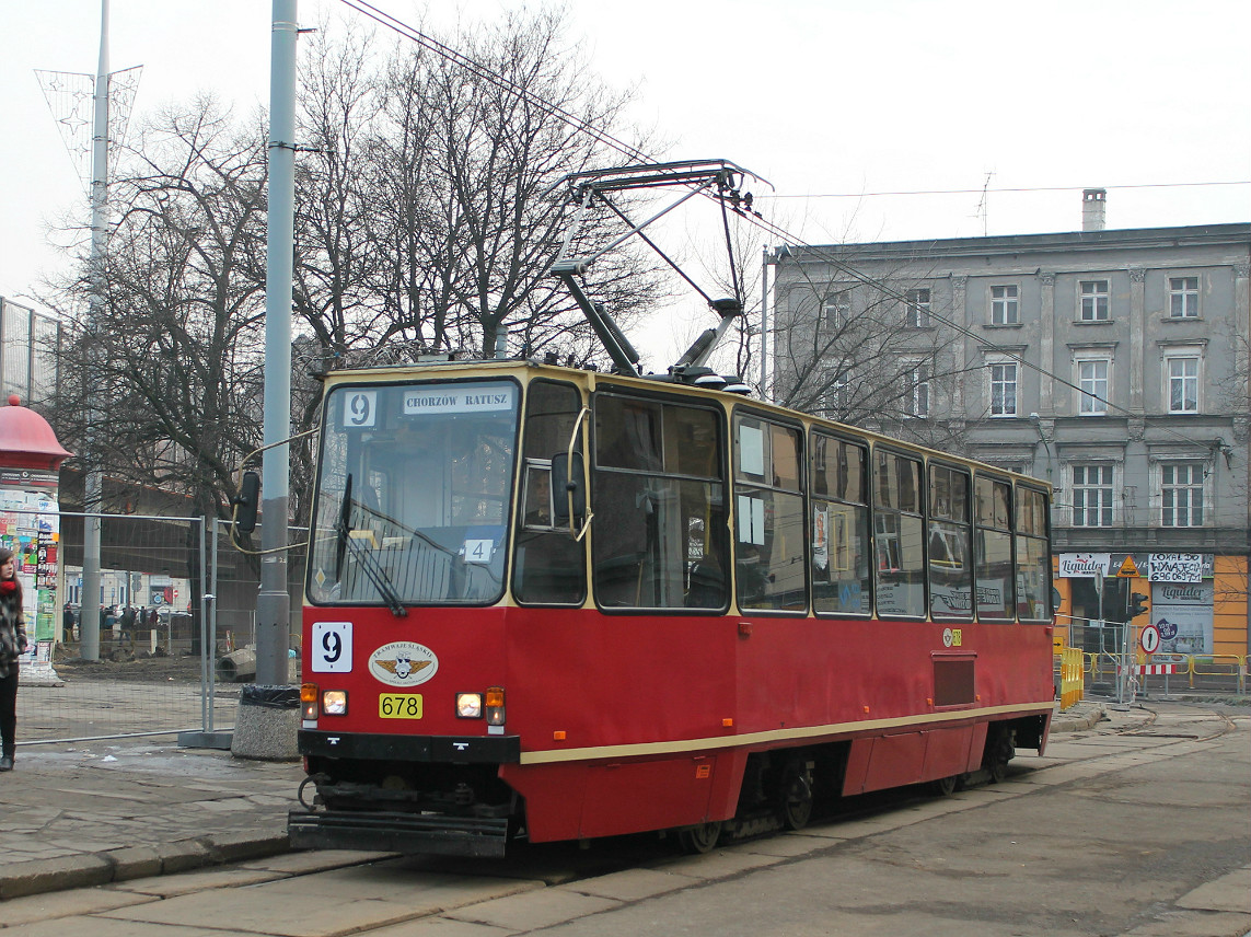 Верхнесилезская агломерация, Konstal 105N-2K № 678 Верхнесилезская агломерация, Konstal 105N-2K № 678
