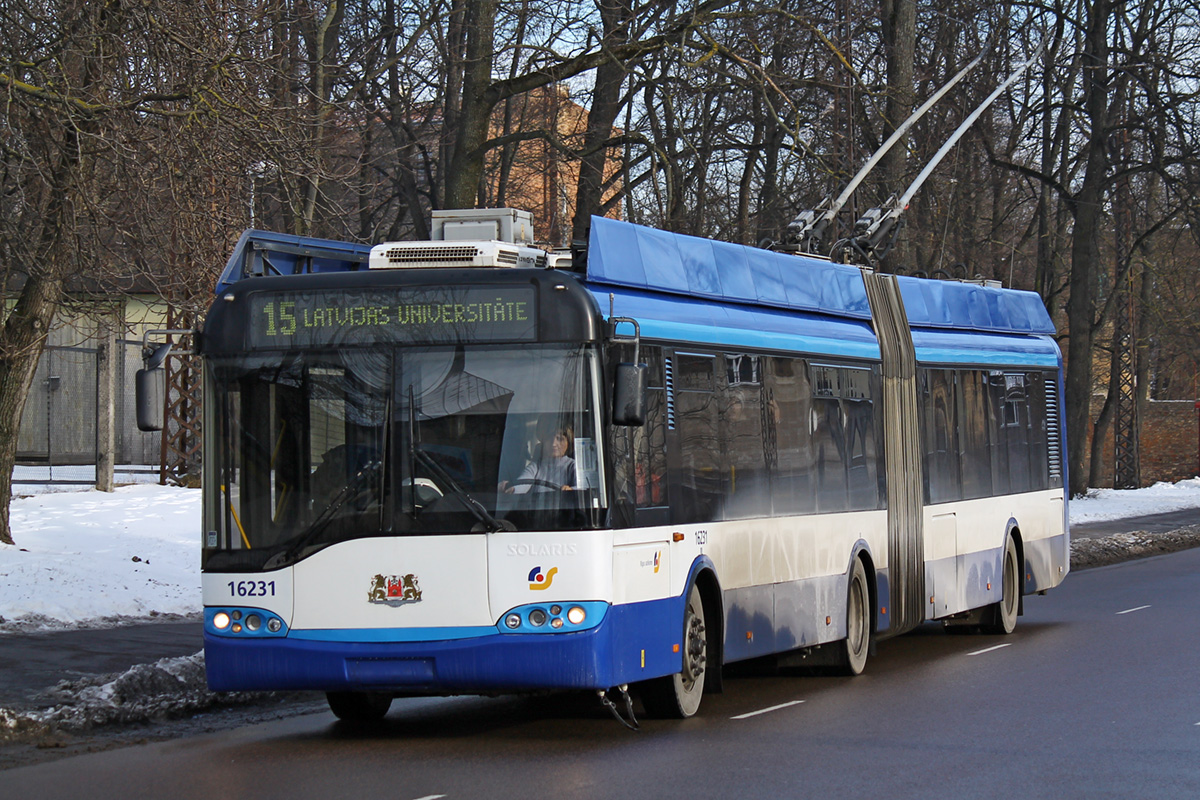 Рига, Solaris Trollino II 18 Ganz № 16231