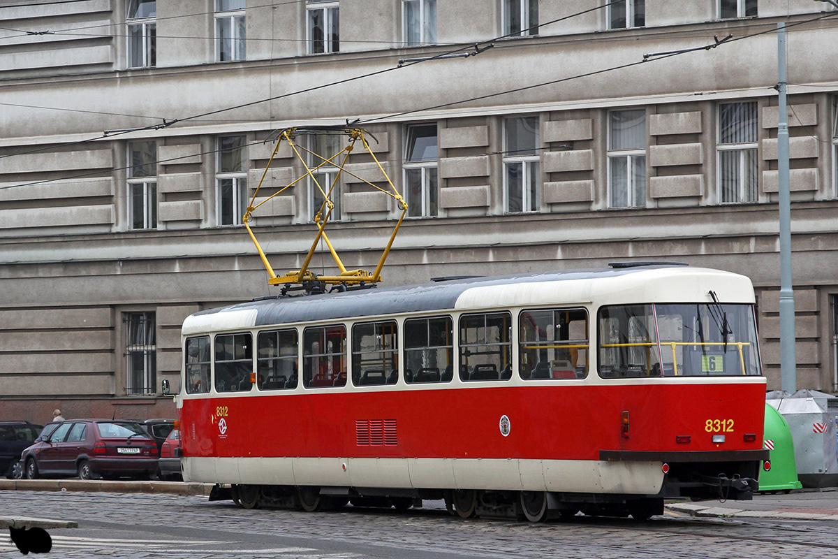 Прага, Tatra T3R.P № 8312