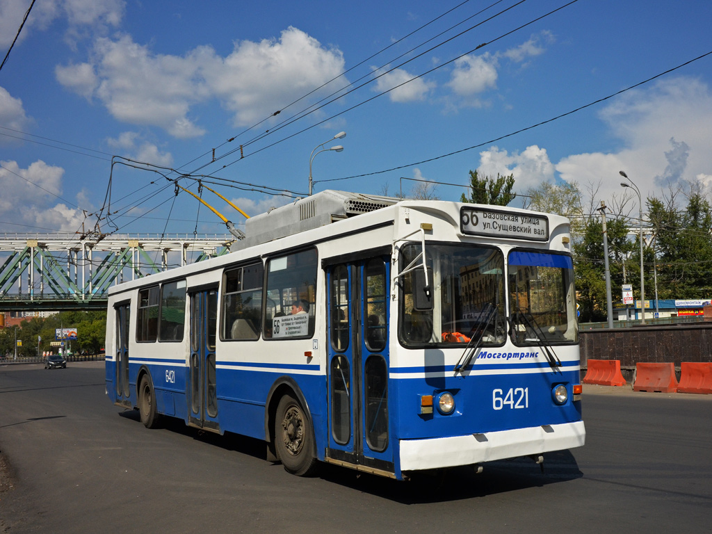 Москва, ЗиУ-682ГМ1 (с широкой передней дверью) № 6421