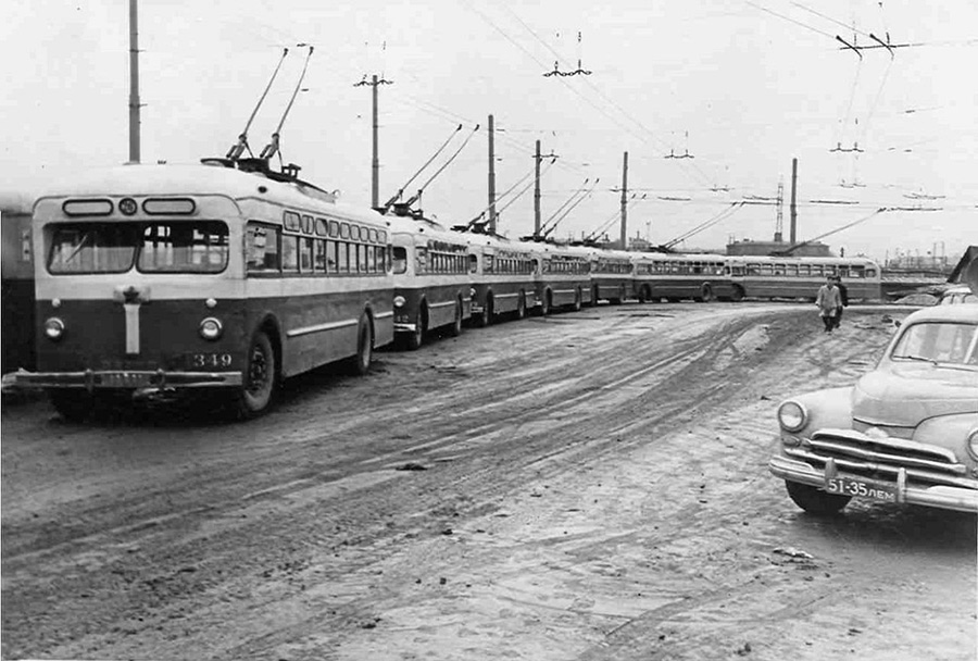 Sankt Petersburg, MTB-82D Nr. 349; Sankt Petersburg — Historical trolleybus photos
