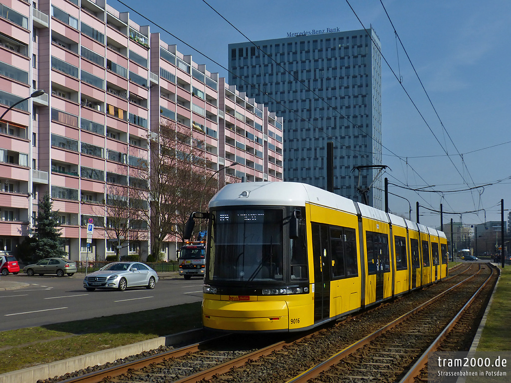 Берлин, Bombardier Flexity Berlin (GT8-08ZR/F8Z) № 9016