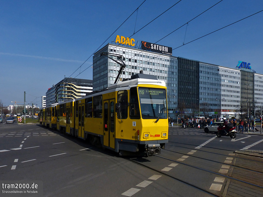 Берлин, Tatra KT4DM № 6041