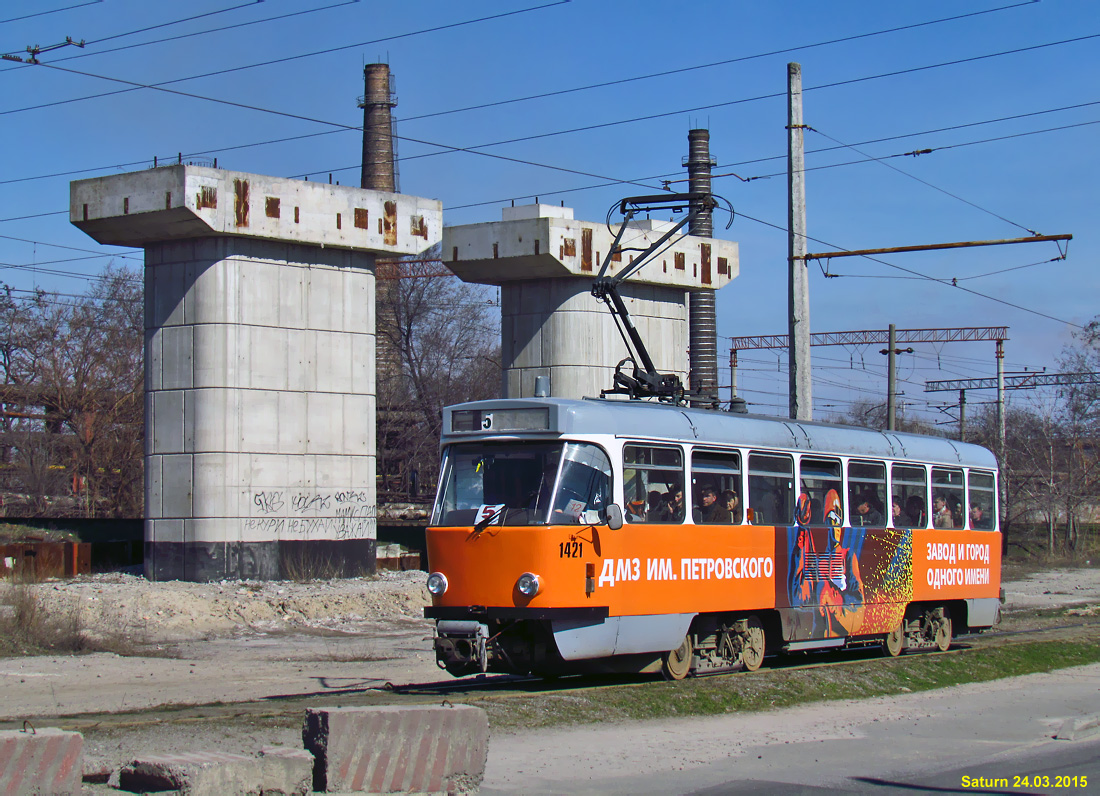 Днепр, Tatra T4DM № 1421