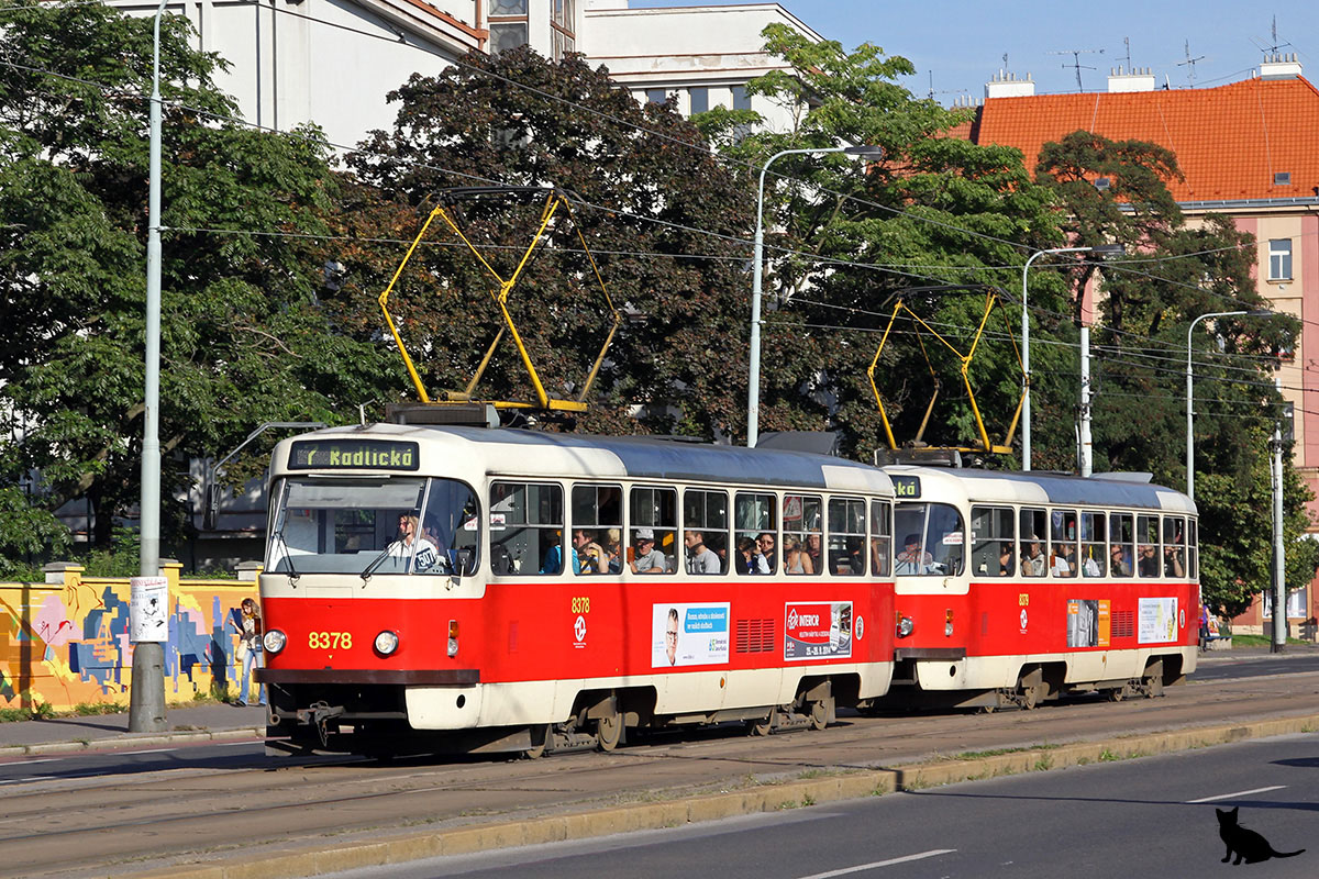 Прага, Tatra T3R.P № 8378
