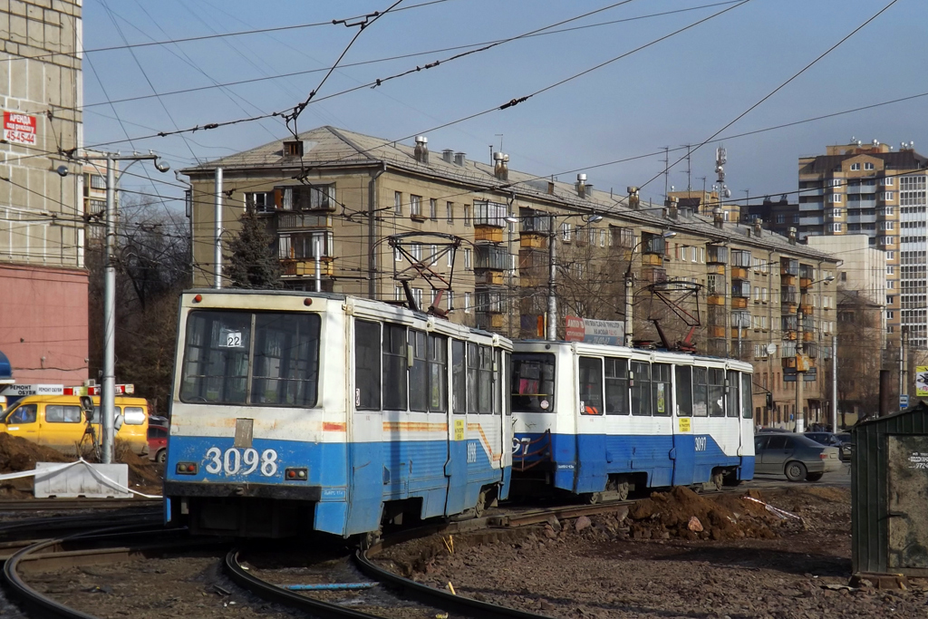Магнитогорск, 71-605 (КТМ-5М3) № 3098; Магнитогорск, 71-605 (КТМ-5М3) № 3097