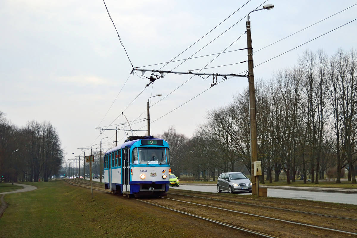 Рига, Tatra T3A № 30689