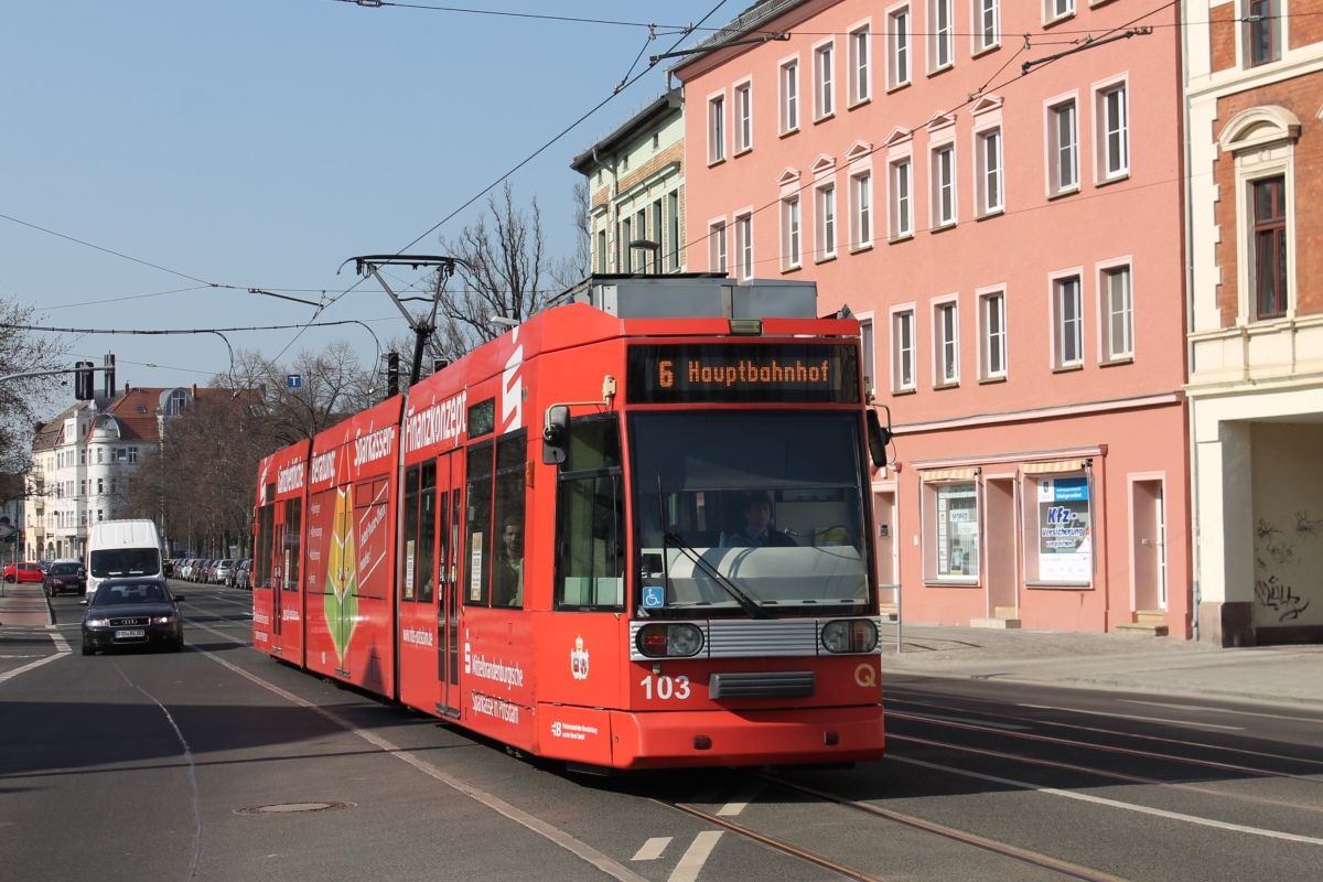 Бранденбург-на-Хафеле, Duewag MGT6D № 103