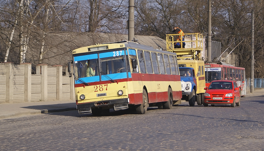 Черновцы, Škoda 14Tr89/6 № 287