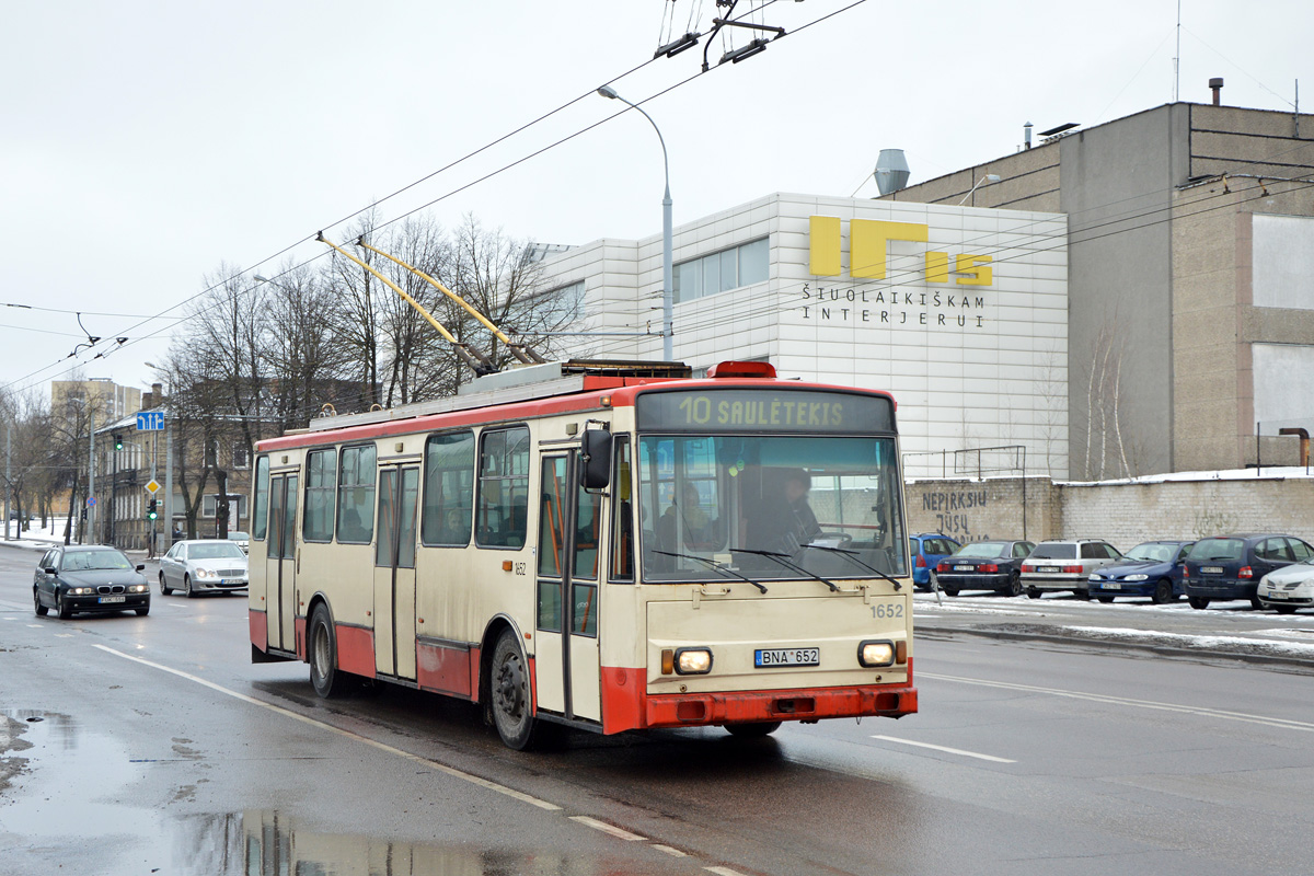 Vilnius, Škoda 14Tr17/6M Nr. 1652
