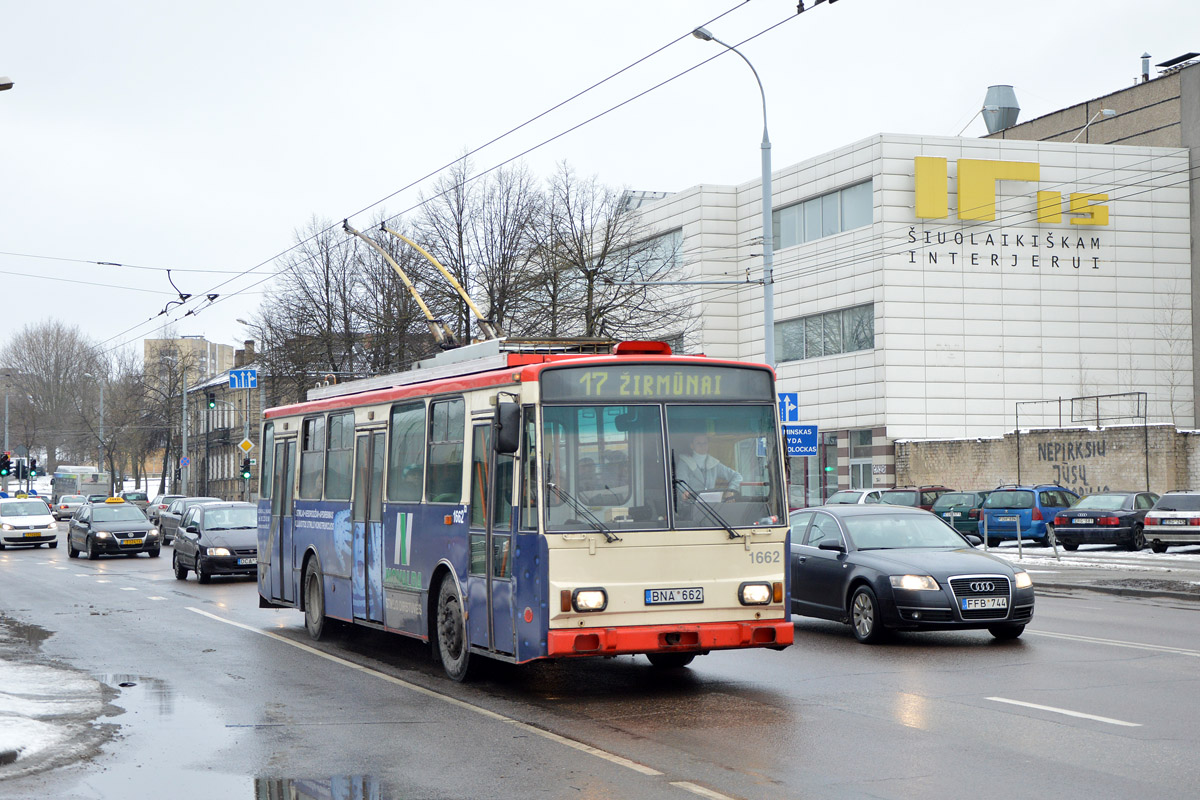 Вильнюс, Škoda 14Tr17/6M № 1662 Вильнюс, Škoda 14Tr17/6M № 1662
