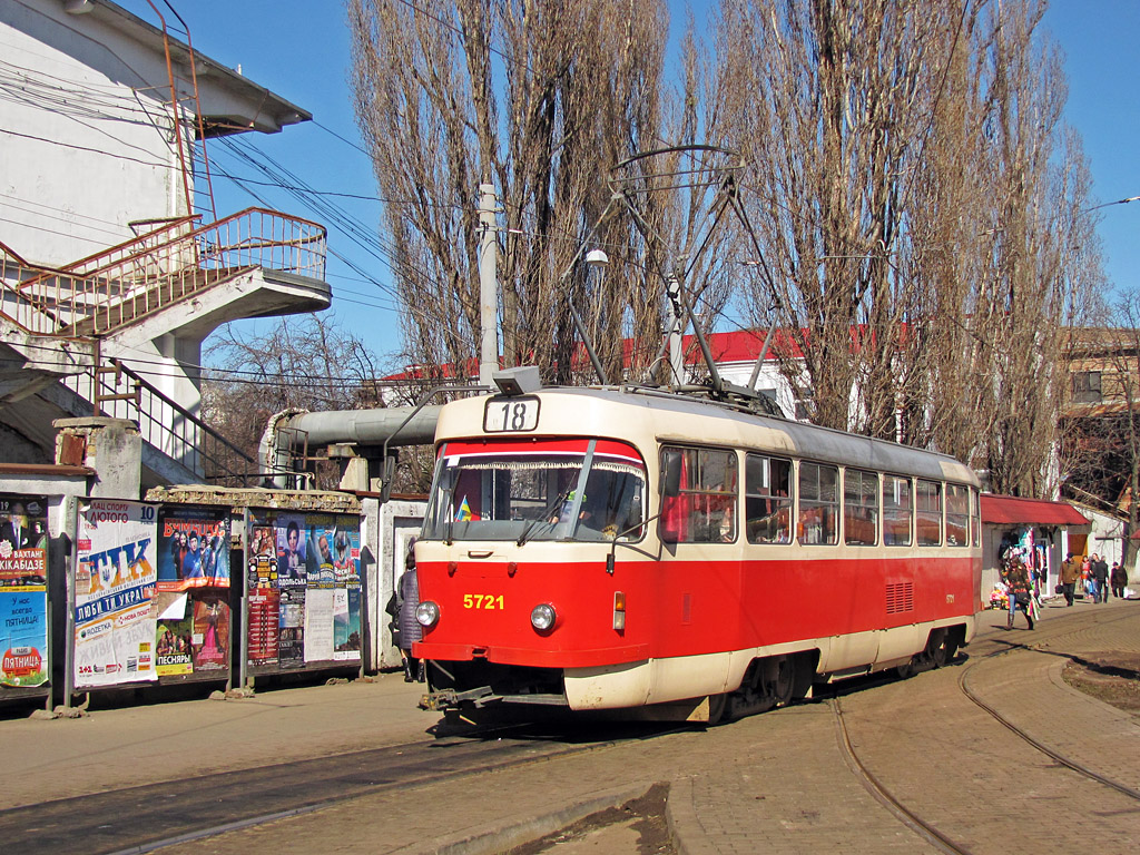 Киев, Tatra T3SU № 5721