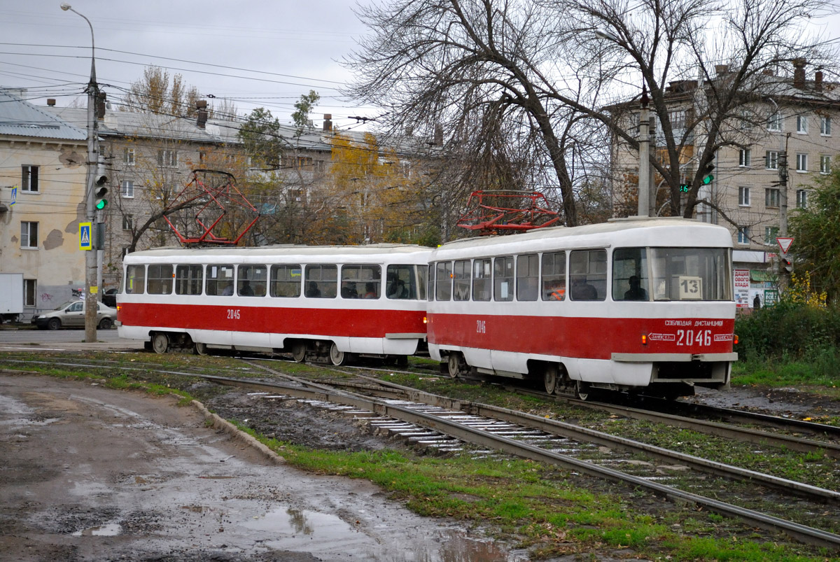 Самара, Tatra T3SU (двухдверная) № 2046 Самара, Tatra T3SU (двухдверная) № 2046