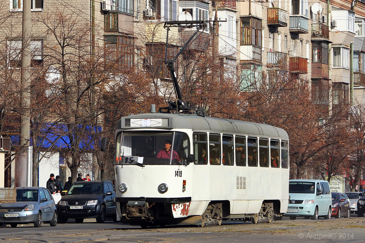 Днепр, Tatra T4DM № 1419