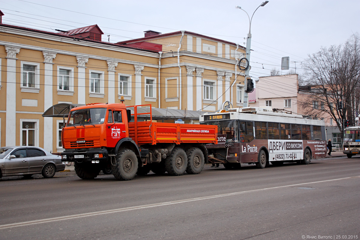 Тверь, Тролза-5275.05 «Оптима» № 54; Тверь — ДТП и происшествия