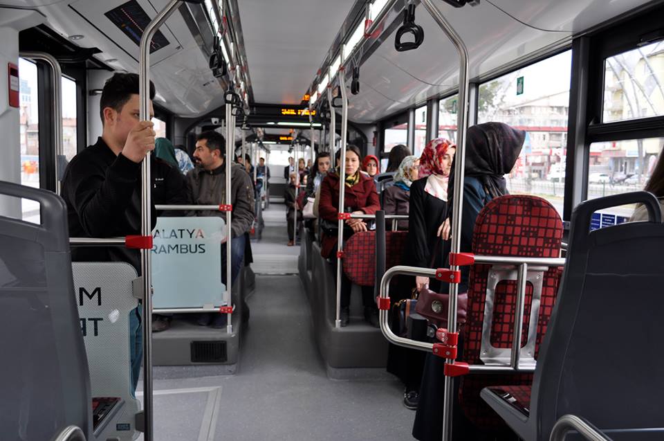 Malatya — Opening of Trolleybus Rapid Transit 10-11.03.2015