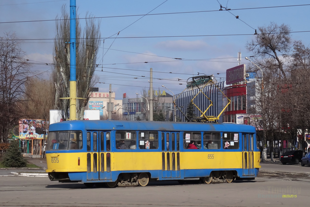 Каменское, Tatra T3SU № 655