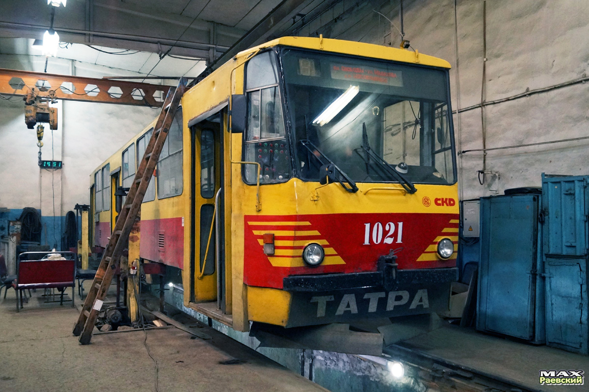 Barnaul, Tatra T6B5SU № 1021