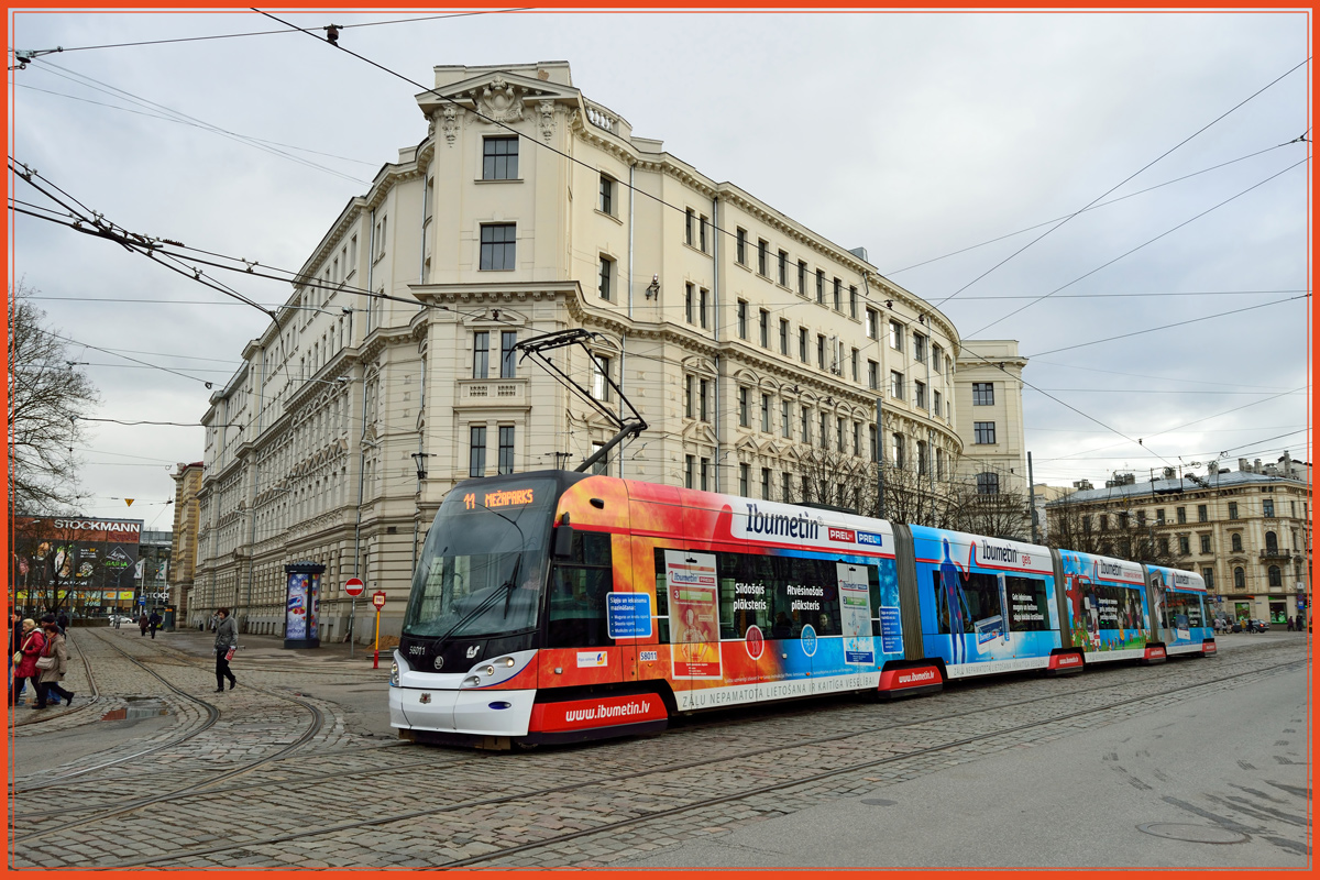 Riika, Škoda 15T1 ForCity Alfa Riga # 58011