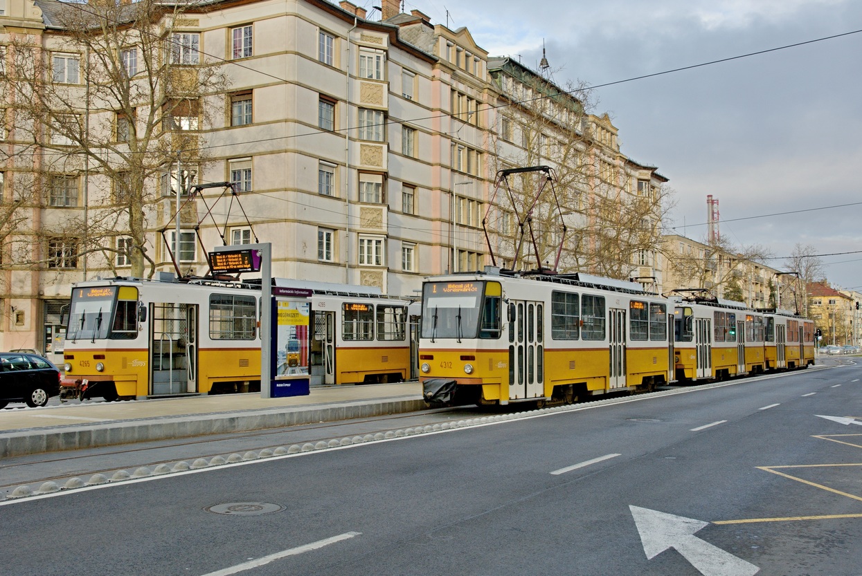 Будапешт, Tatra T5C5 № 4265; Будапешт, Tatra T5C5 № 4312