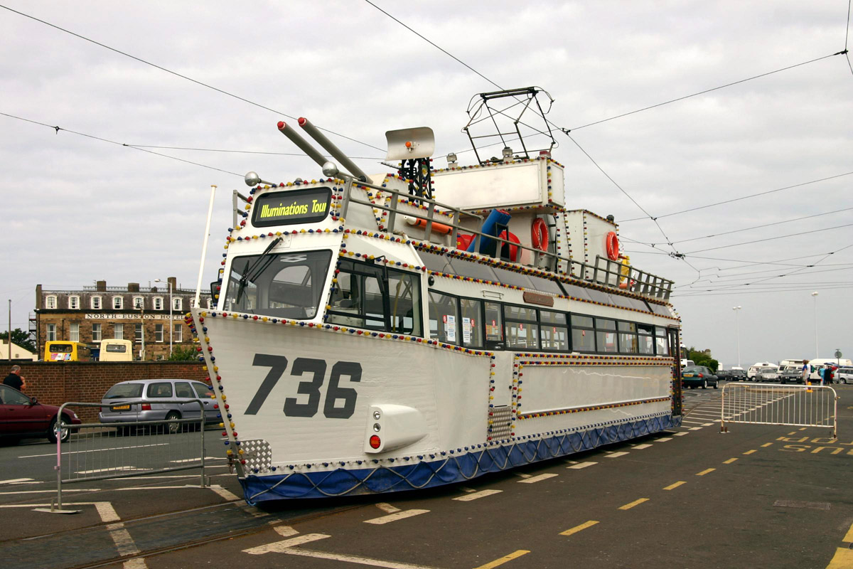 Блэкпул, Blackpool Pantograph Car № 736