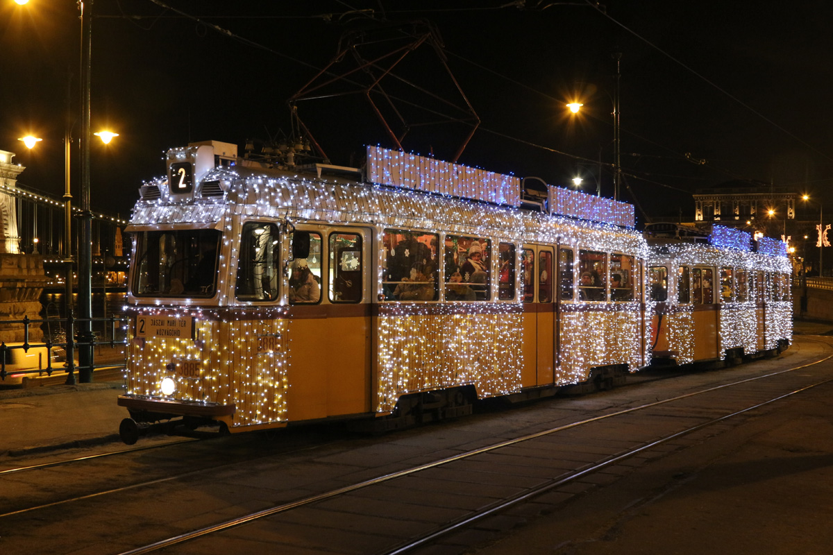 Budapest, Ganz UV5 № 3885; Budapest — Christmas Vehicles