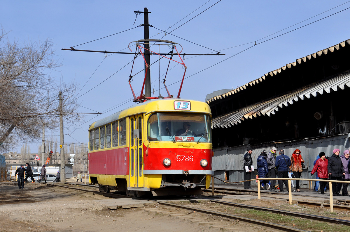 Волгоград, Tatra T3SU (двухдверная) № 5786