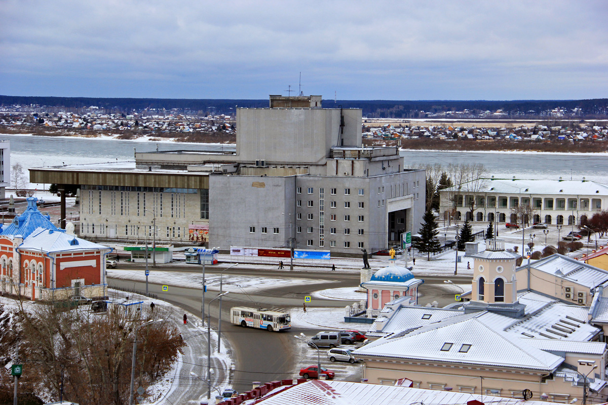 Томск, ЗиУ-682Г-018 [Г0Р] № 351; Томск — Троллейбусные линии, конечные