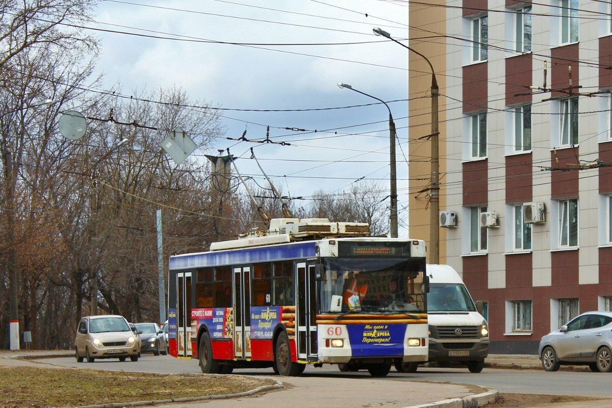 Тверь, Тролза-5275.05 «Оптима» № 60; Тверь — Троллейбусные линии: Центральный район