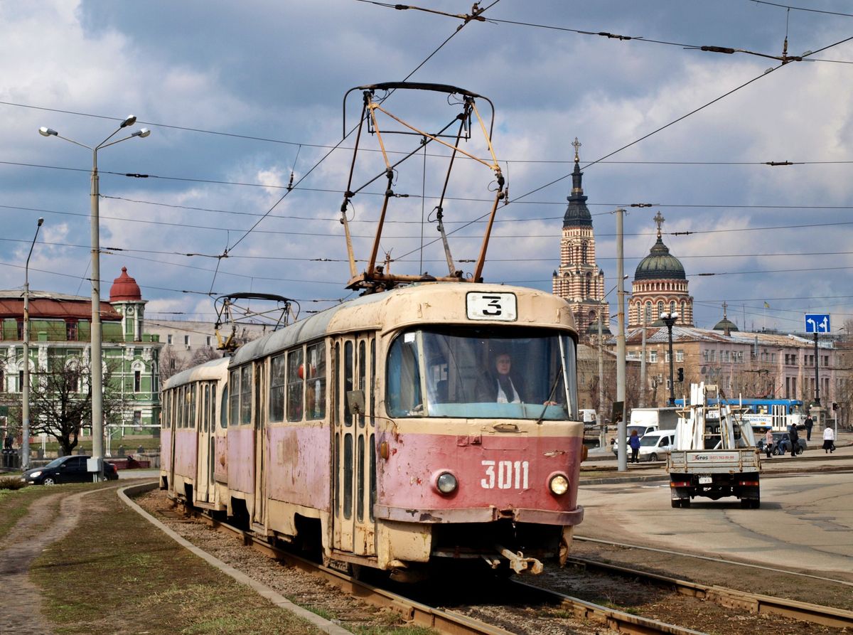 Харьков, Tatra T3SU № 3011