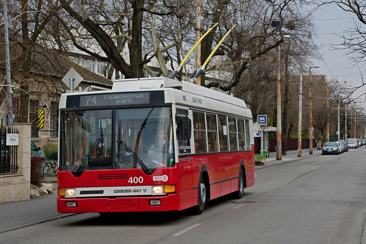 Будапешт, Ikarus 411T № 400