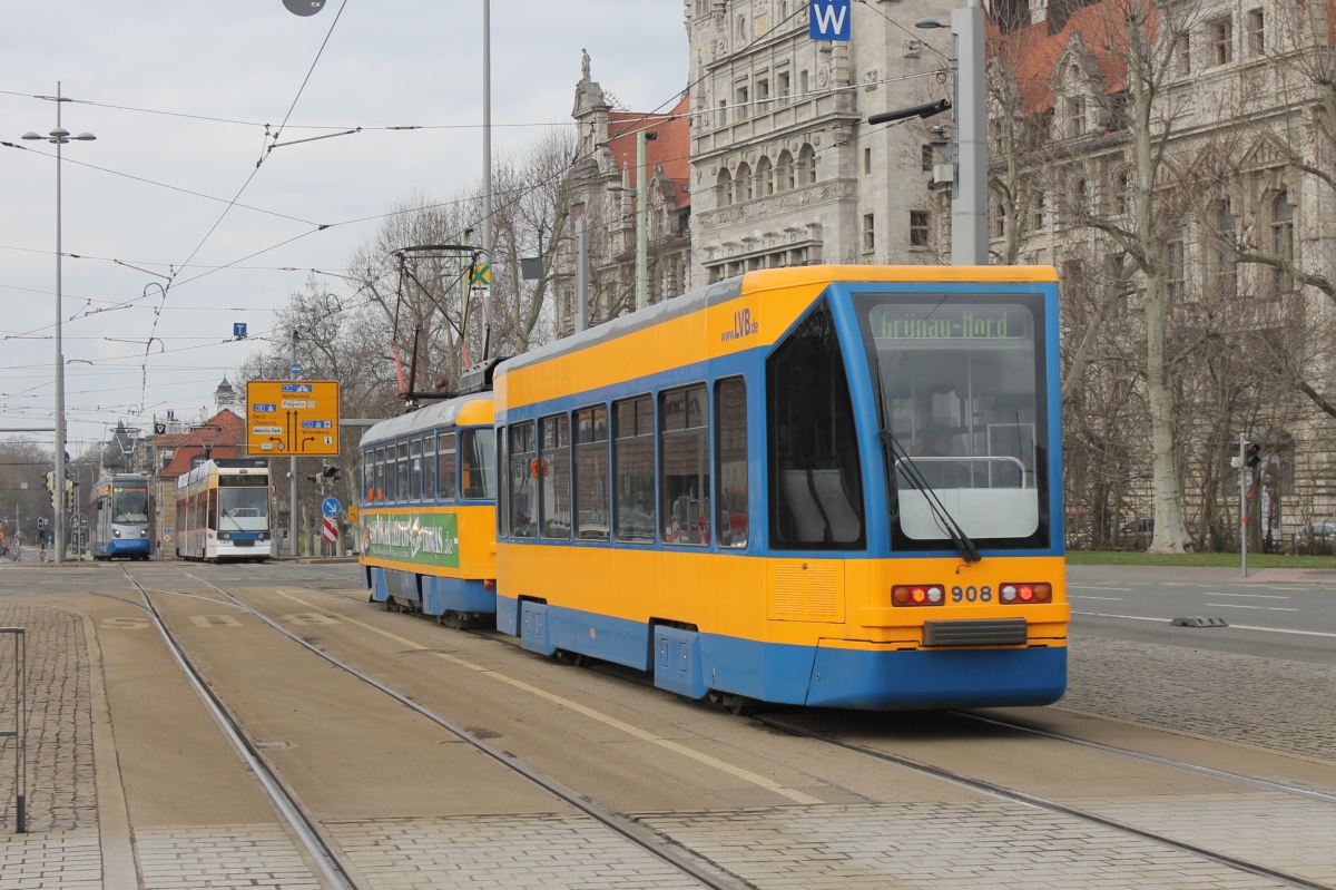 Лейпциг, Bombardier NB4 № 908