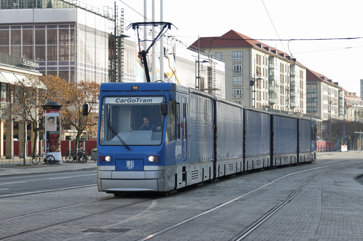 Drezno, Schalker Eisenhütte CarGoTram Nr 2002; Drezno — Freight tramway "CarGoTram" (2001 — 2020)