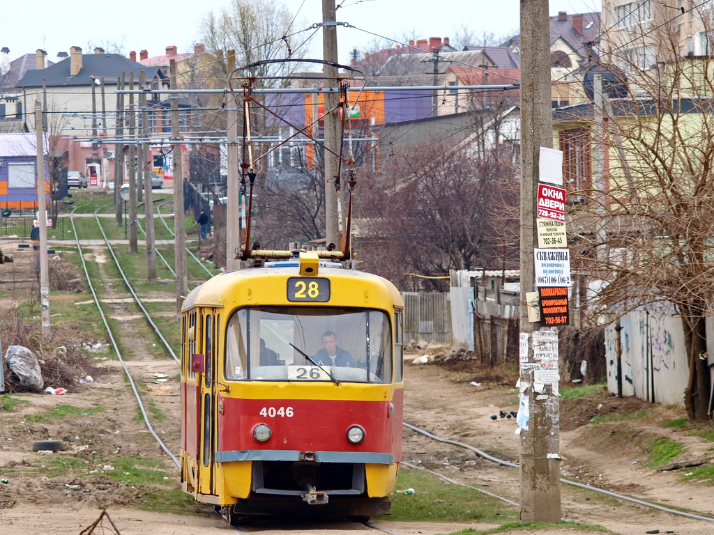 Одесса, Tatra T3SU № 4046