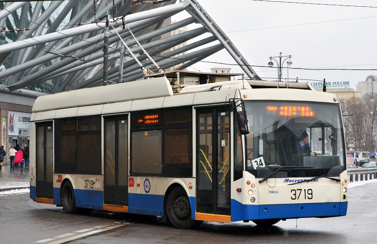 Москва, Тролза-5265.00 «Мегаполис» № 3719