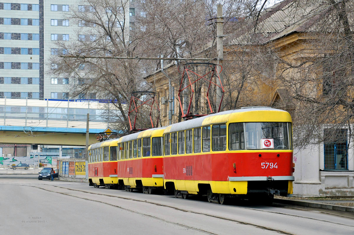 Волгоград, Tatra T3SU № 5723; Волгоград, Tatra T3SU № 5793; Волгоград, Tatra T3SU № 5794