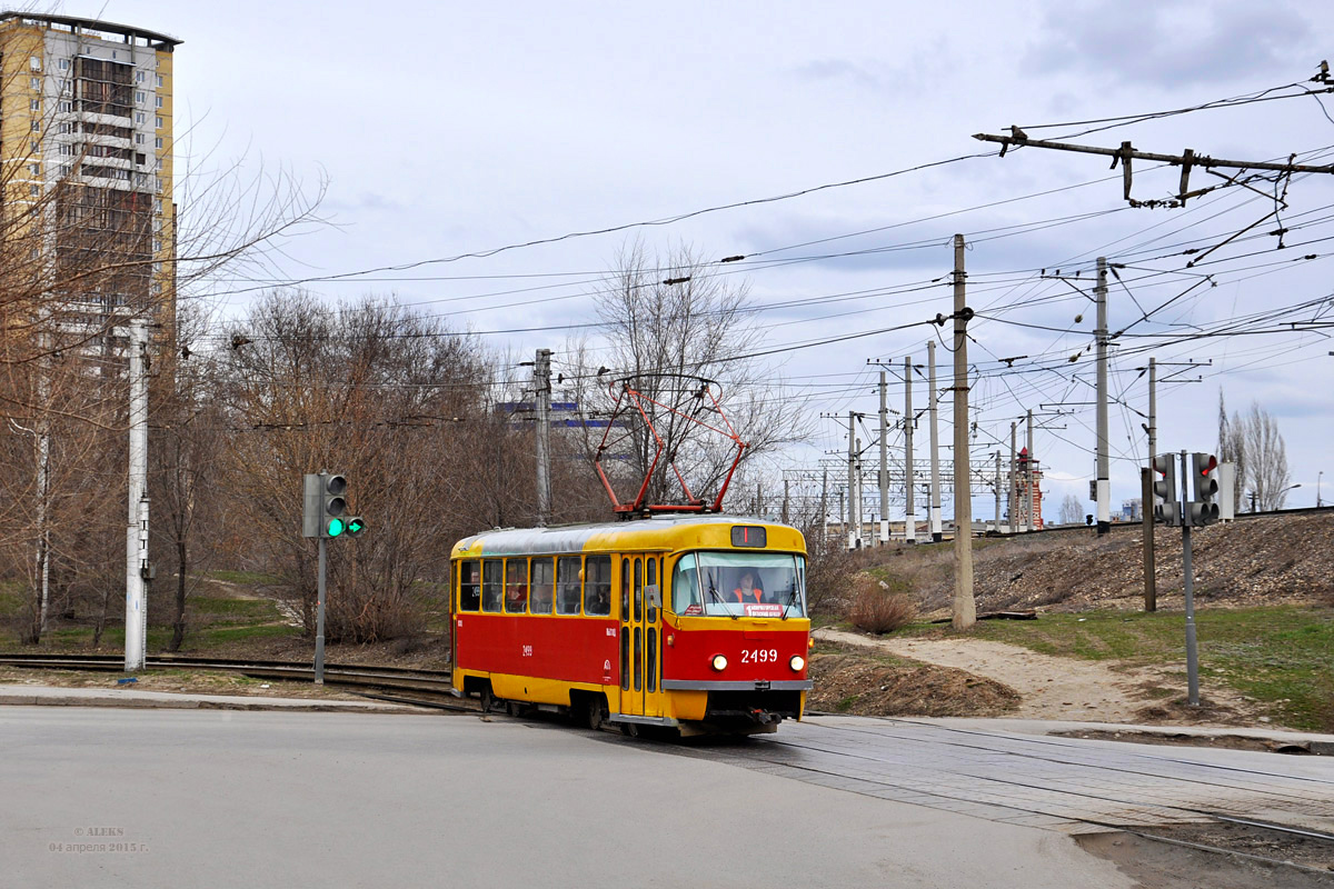 Волгоград, Tatra T3SU (двухдверная) № 2499