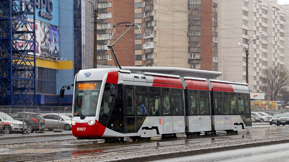 Санкт-Петербург, 71-801 (Alstom Citadis 301 CIS) № 8907