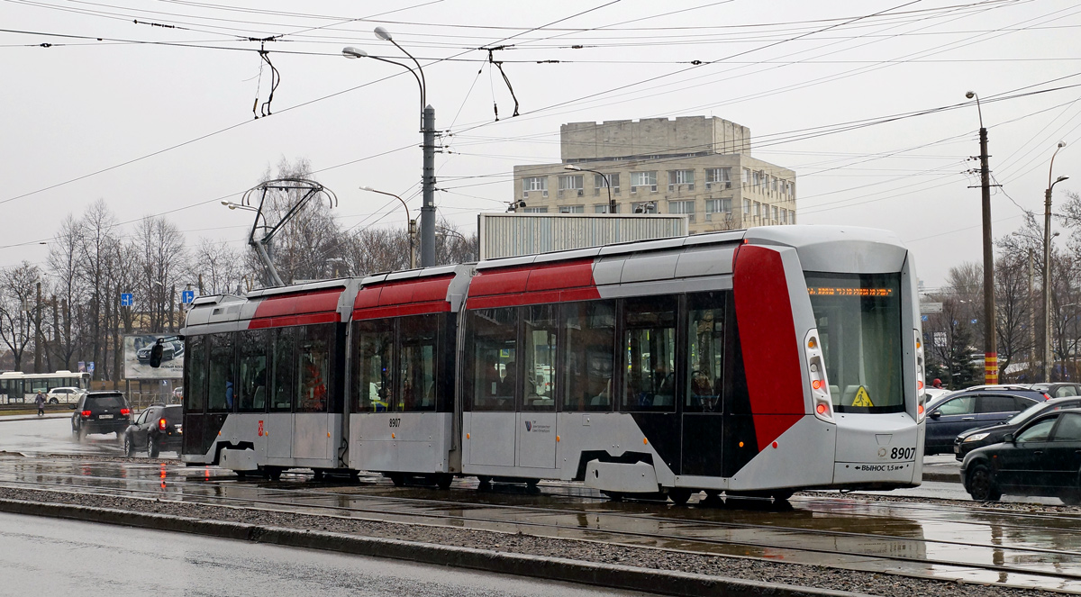 Санкт-Петербург, 71-801 (Alstom Citadis 301 CIS) № 8907