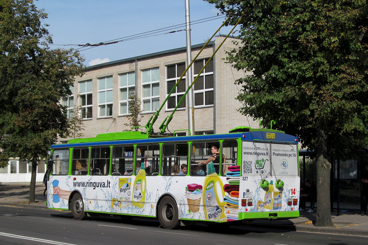 Каунас, Škoda 14Tr № 327