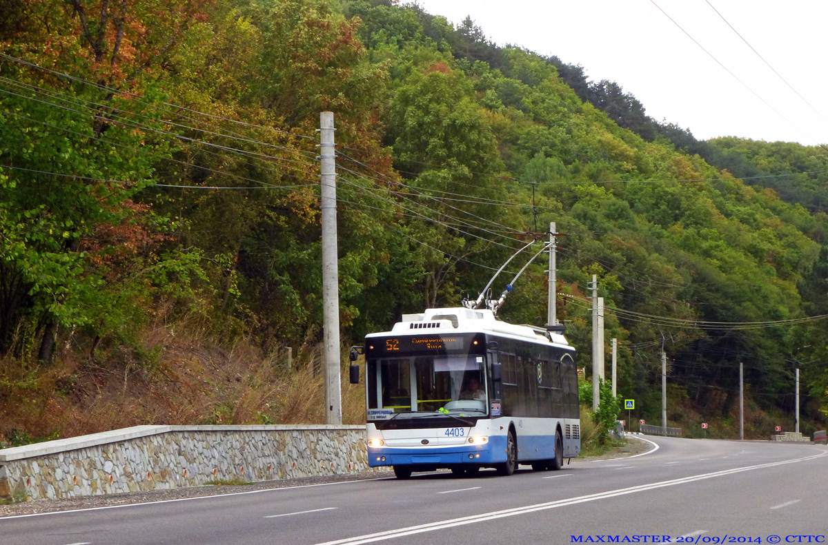 Крымский троллейбус, Богдан Т70115 № 4403